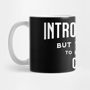 Introverted But Willing To Discuss Cats Gift Mug